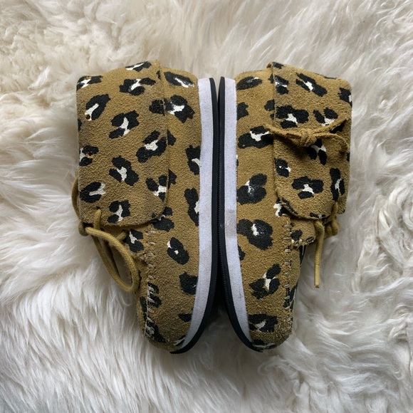 Akid brand leopard print moccasins - Picture 1 of 4